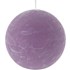 Bougie boule violet 8 × 8 cm