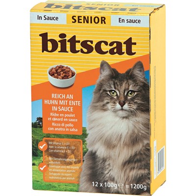 Aliment pour chats Senior 12×100g