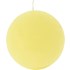 Bougie boule RR jaune pastel 8 × 8 cm