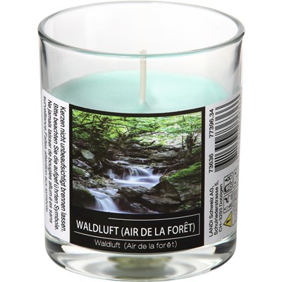 Bougie parfumée verre air de la forêt