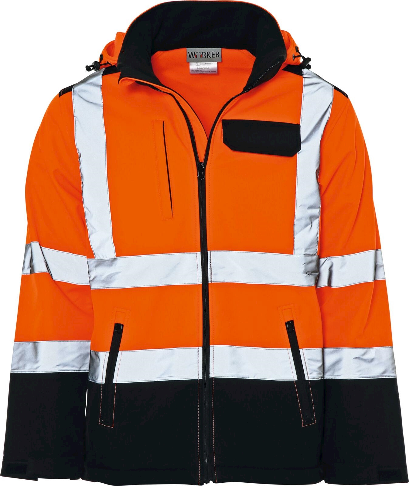 Veste securite softshell orange S Acheter Vestes de securite LANDI