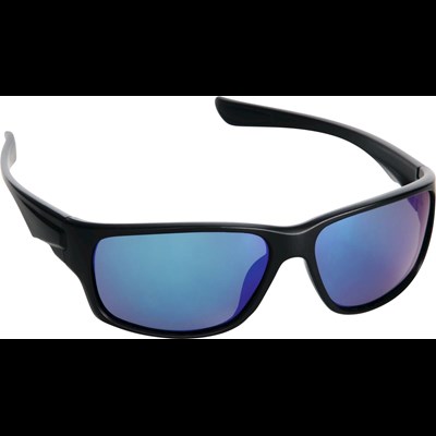 Sonnenbrille schwarz/blau