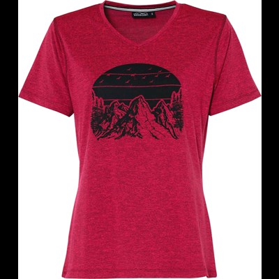 T-shirt d.trekking rouge S