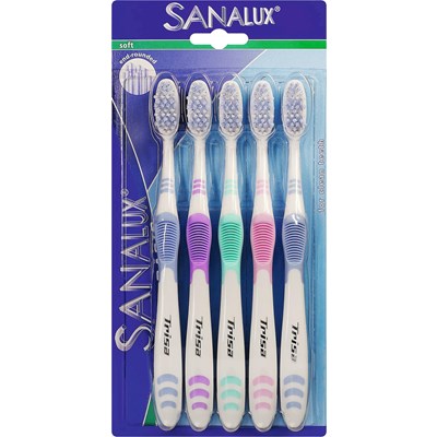 Brosse à dents Sanalux 5 pcs S