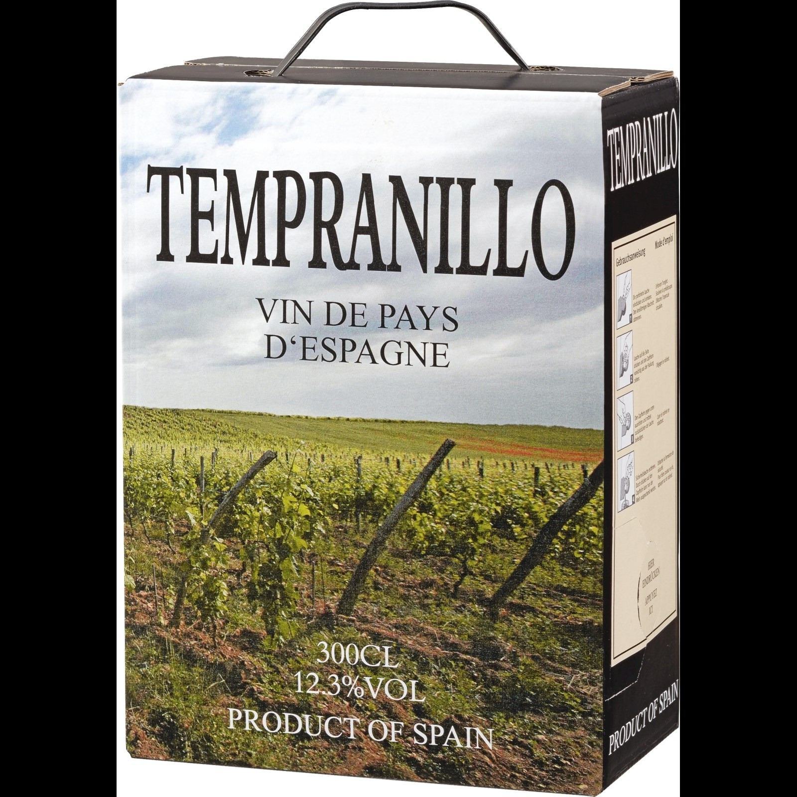 Ausland Bag-in-Box - kaufen - Rotweine Tempranillo LANDI 3l