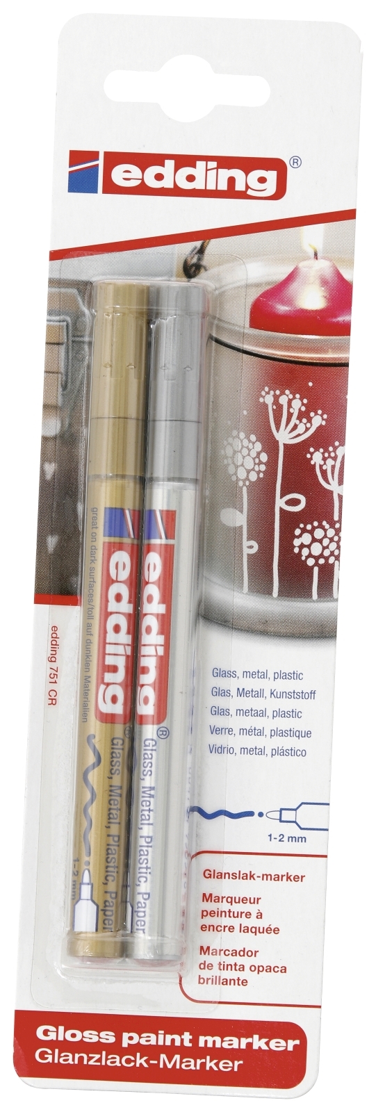 Lackmarker Edding 751 gold silber kaufen Papeteriewaren LANDI