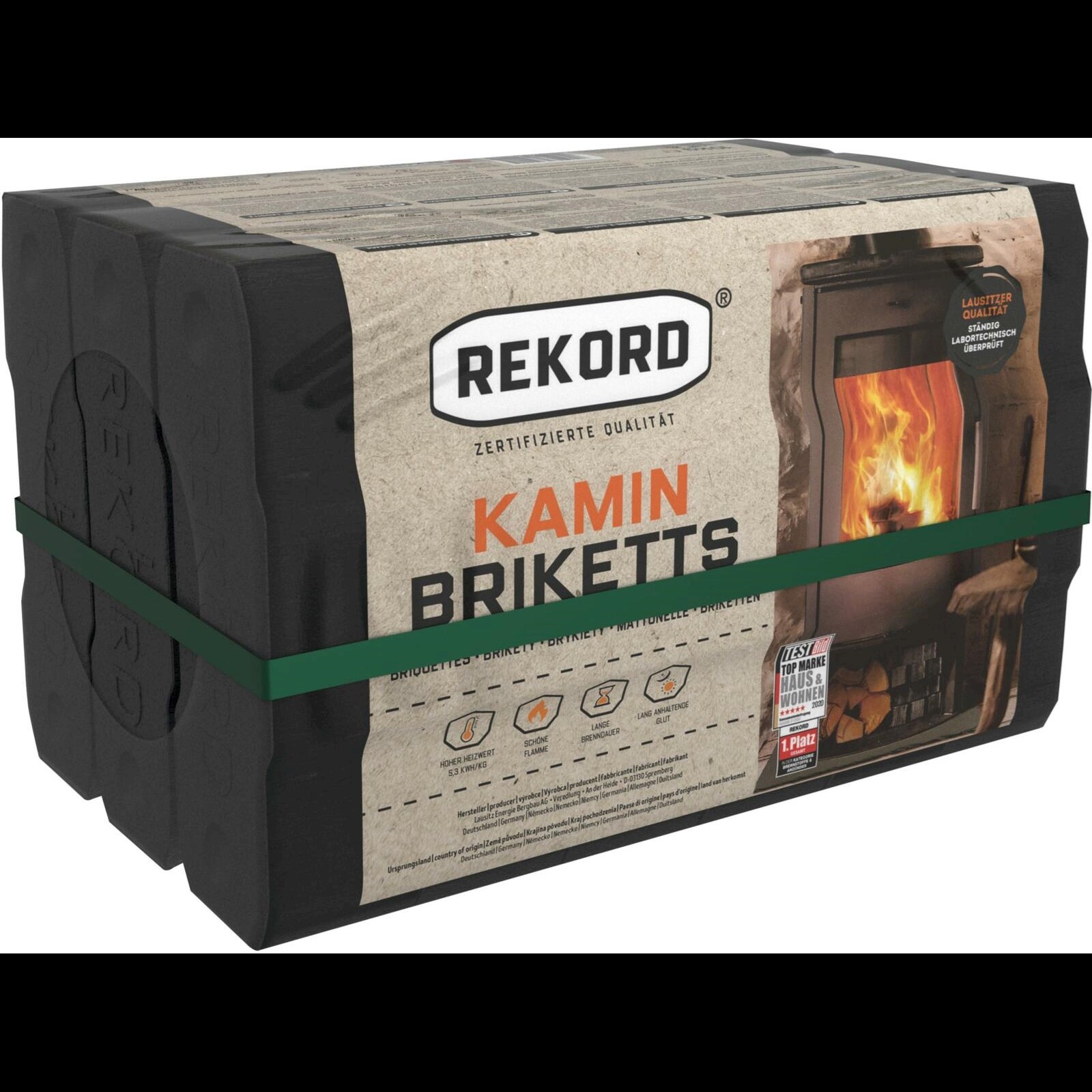 Briquettes de chauffage en lignite x10 10kg 10kg pas cher 
