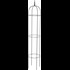 Obeliske Metall 3 Variante 39x220cm