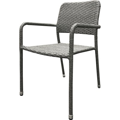 Chaise wicker empilable