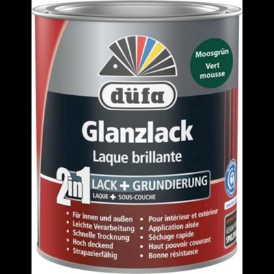 Acryllack Glanz Moosgrün 750 ml