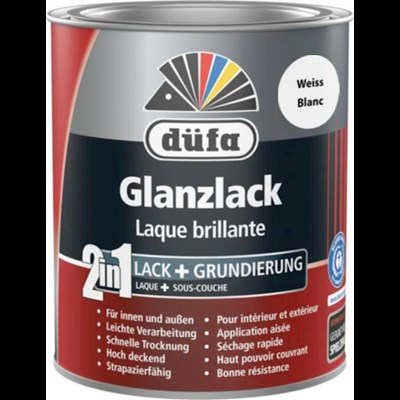 Acryllack Glanz Weiss 750 ml