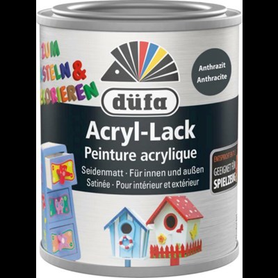 Acryl-Bastellack anthrazit 125 ml