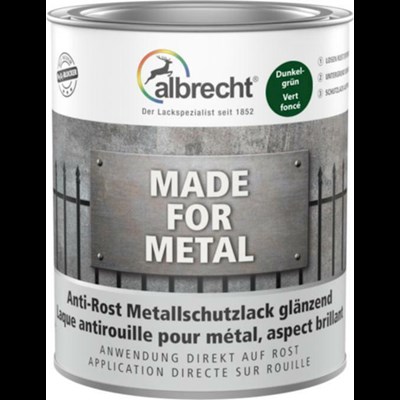 Peinture p. métal vert foncé 250 ml