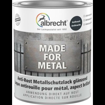 Peinture p. métal gris ant. 250 ml