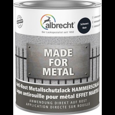 Hammerschlag-Lack schwarz 750 ml