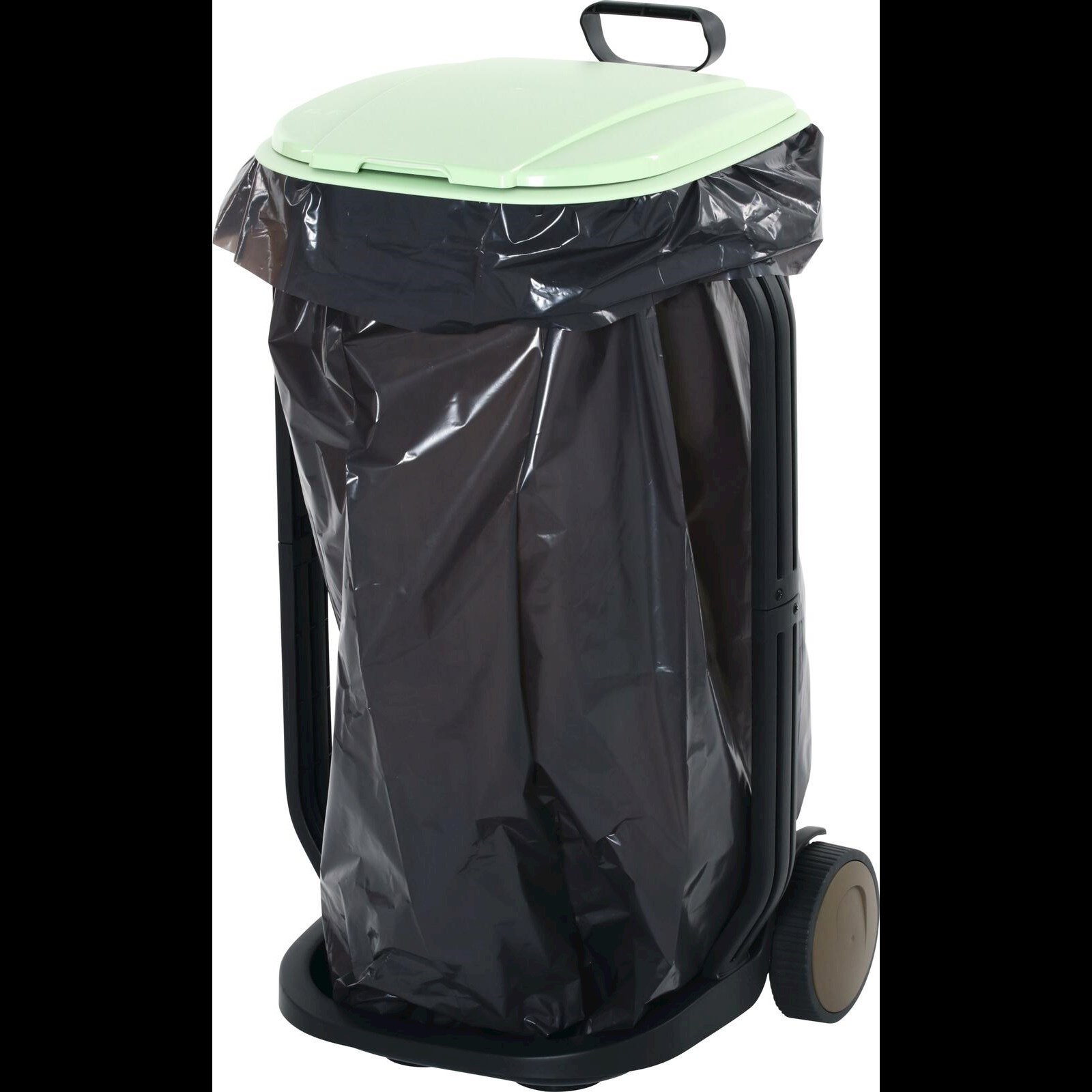 Gestell für Müllsack ohne Deckel für den Außenbereich - 110 L - Manutan 