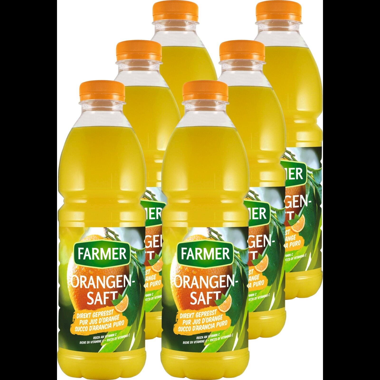 LANDI Farmer Orangensaft kaufen Direkt - Fruchtsäfte - 6×100cl